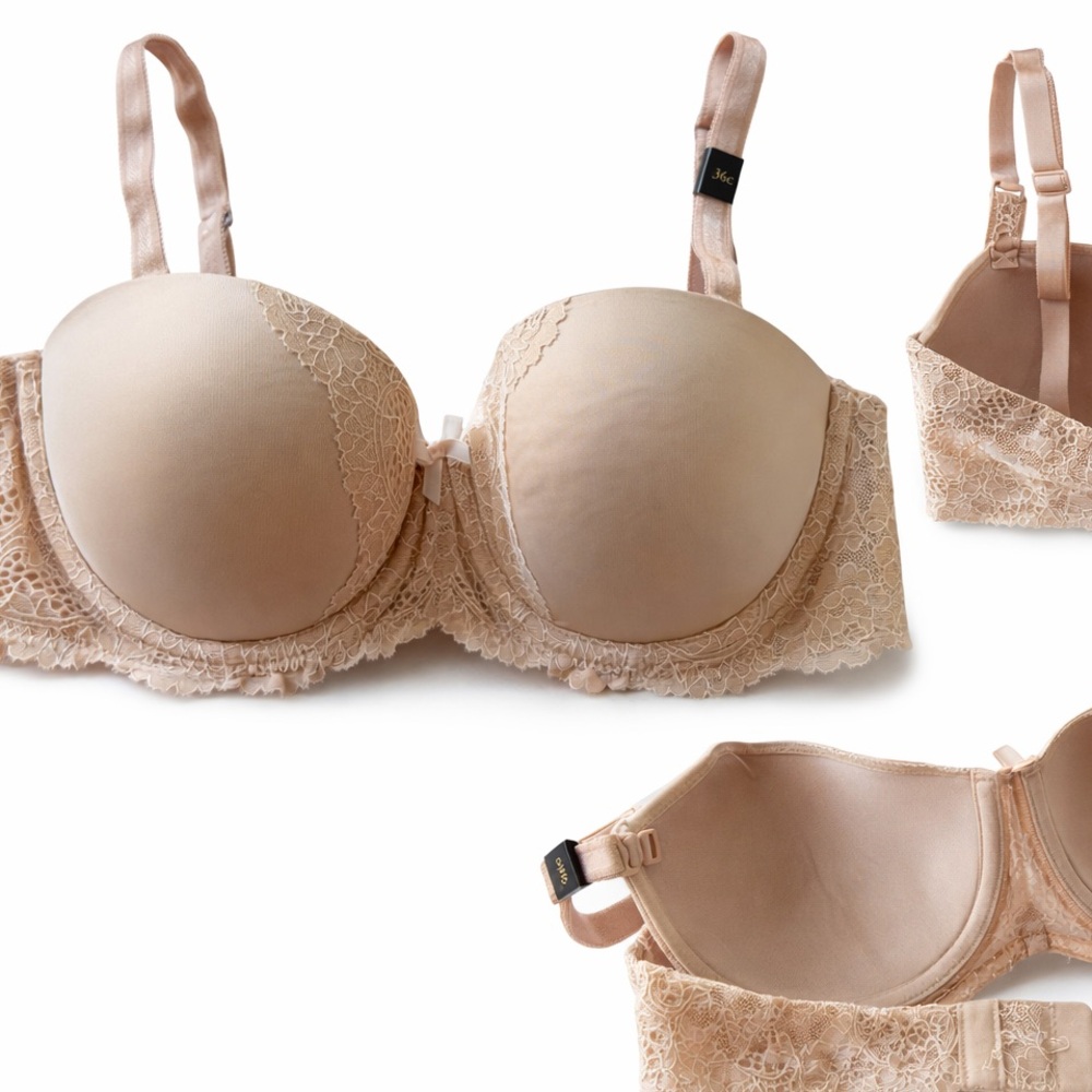 Victoria's Secret Lace Underwire Bra - Beige